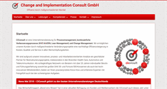 Desktop Screenshot of ciconsult.de